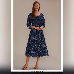 Petallush 3/4 Sleeve Dress